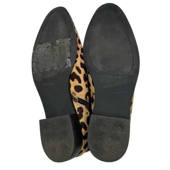 Steve Madden Chayse Leopard Calf Hair Ankle Boots Women’s Size 7 - Picture 7 of 9